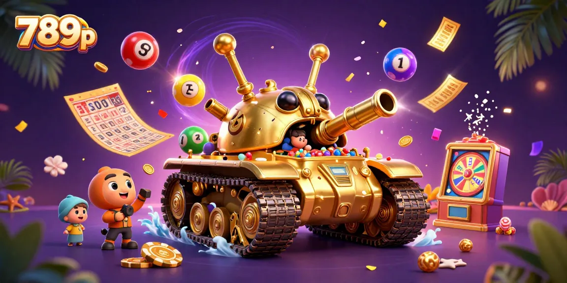 Engage with the exciting world of 789p featuring a vibrant 3D casino scene full of dynamic elements.