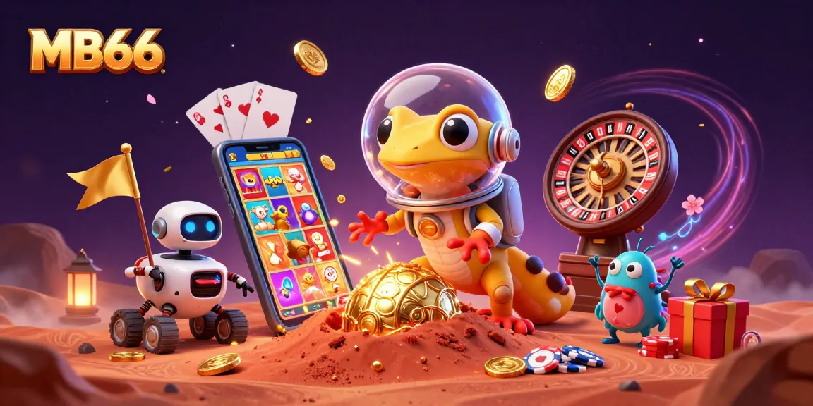 Experience thrilling gaming at MB66 with vibrant casino atmosphere featuring colorful slots and exciting games.