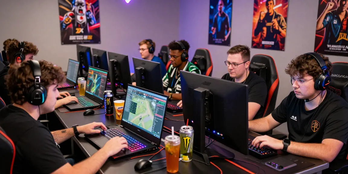 Exciting esports tournament capture at https://fc88v1.com/ showcasing diverse players, competitive atmosphere, and vibrant gaming setups.