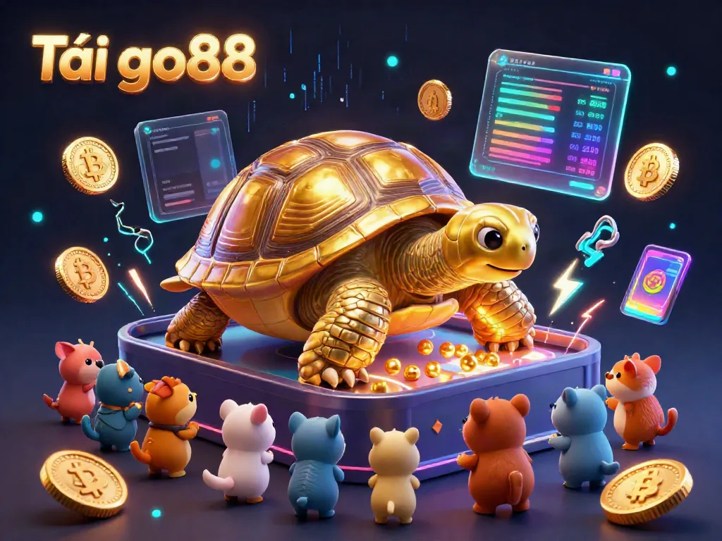 Engage with the exciting world of Tải go88 through our vibrant 3D casino illustration showcasing thrilling gaming elements.