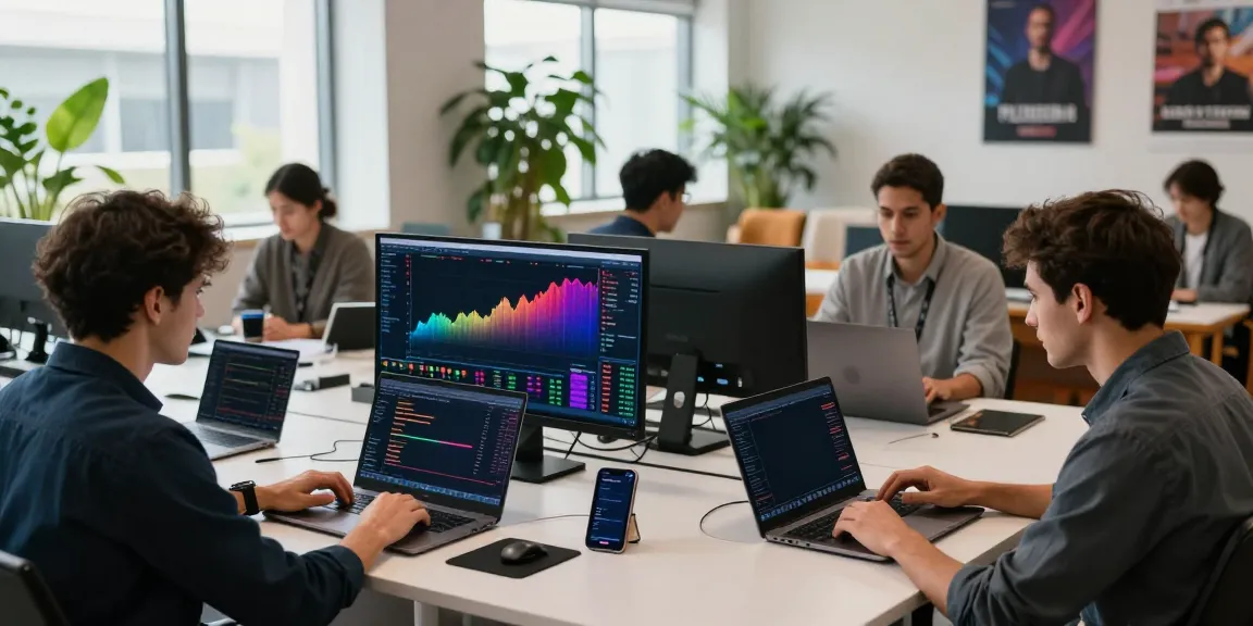 Dynamic trading environment at slatecapivex.ca showcasing traders using advanced platforms and market data analysis.