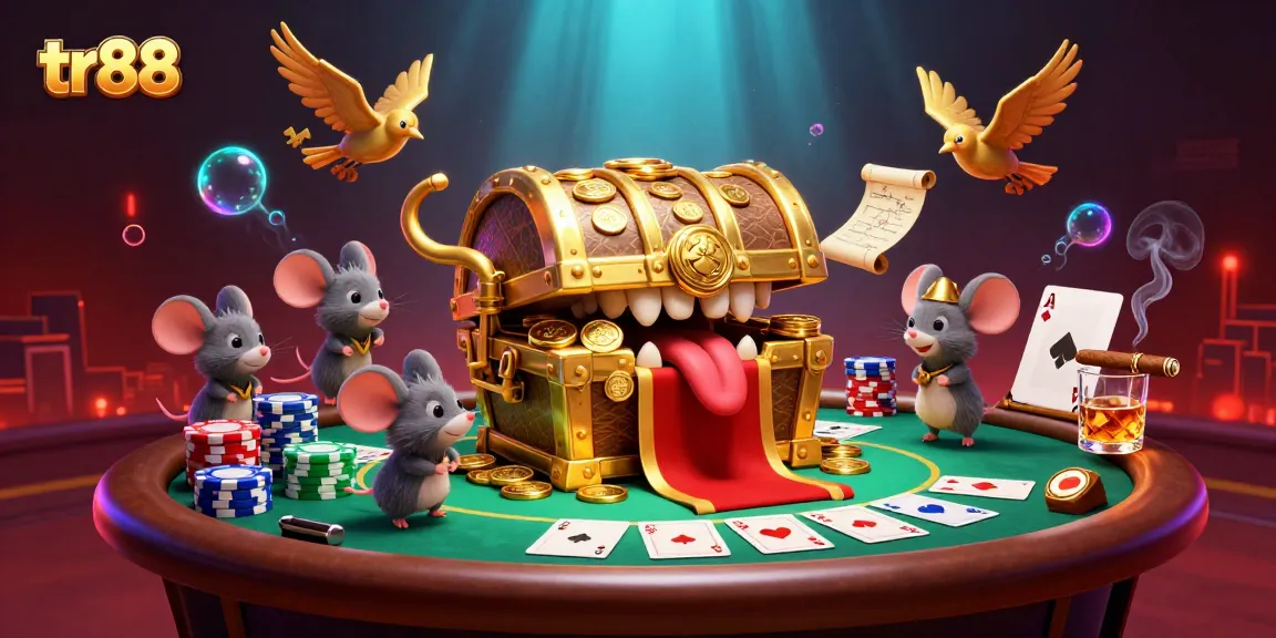 Join the action at tr88 with exciting poker games and treasure hunts in this vibrant casino scene.