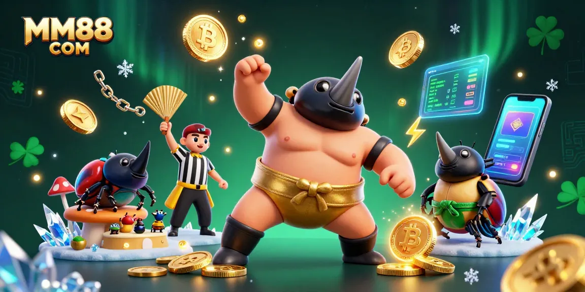 Engage in thrilling gameplay at MM88 COM with vibrant crypto-themed casino action.