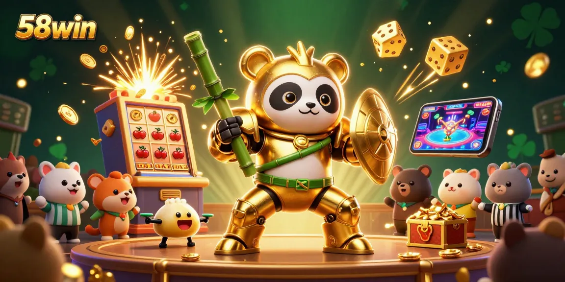 Experience thrilling moments at 58win with vibrant casino scenes and dynamic gameplay elements.