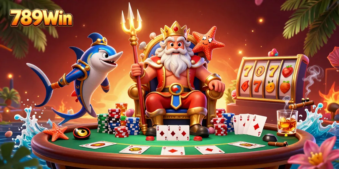 Experience thrilling gameplay at 789Win with vibrant casino elements and characters.
