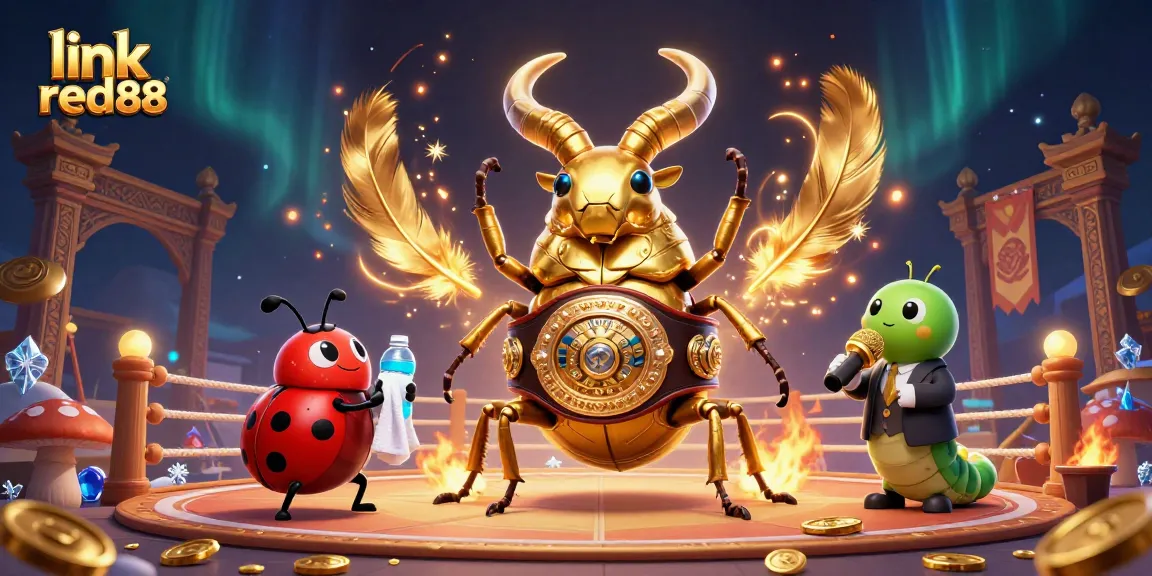 Experience the thrill with link red88 in a detailed 3D casino scene featuring vibrant characters.