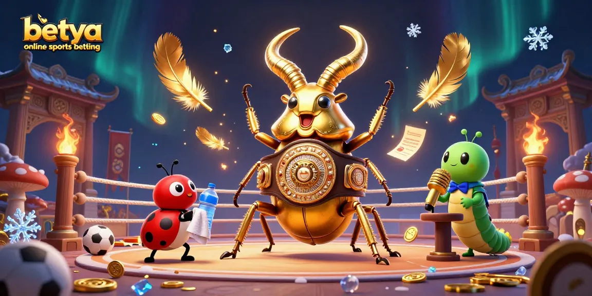 Engage with betya online sports betting through an action-packed 3D scene featuring unique characters.