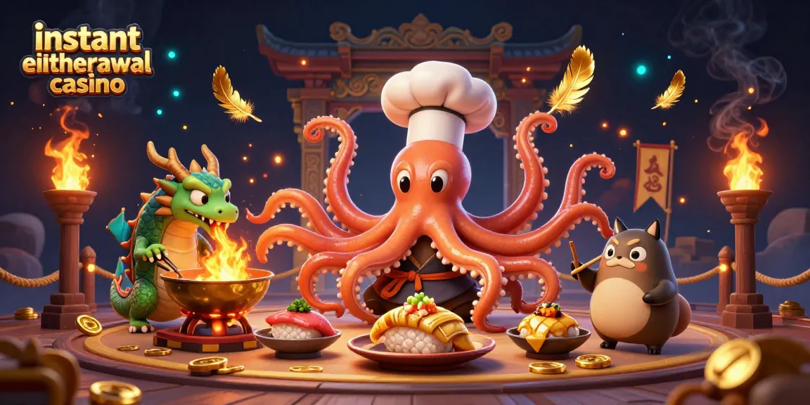 Experience fast payouts at the instant withdrawal casino with vibrant, engaging characters and rich elements.