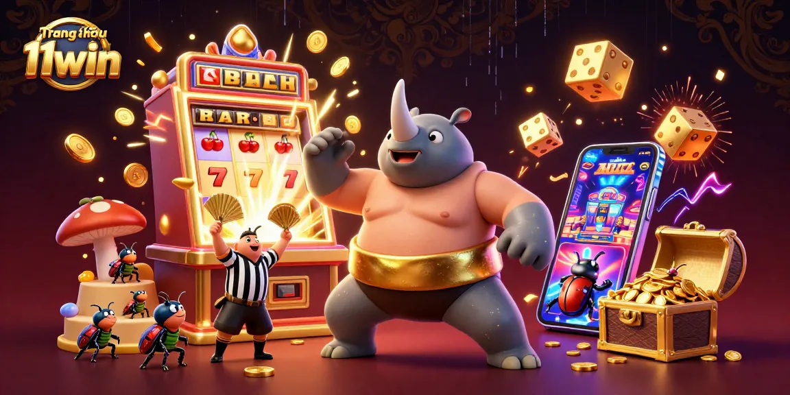 Experience thrilling gameplay at Trang chủ 11win with an exciting 3D casino scene filled with vibrant action.